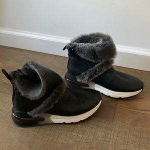 Ash New Fur Lined Black Boots / Sneaker. 37 6.5